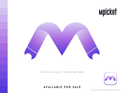 Ticket Booking logo - Ticket logo - M letter Modern logo abstract logo abstract m logo app icon brand creative logo design icon logo designer logo trends 2021 logotype m letter logo m logo modern logo modern m lgoo ticket app ticket booking ticket booking app ticket logo typography vector