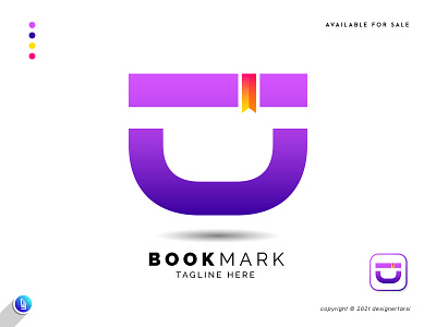 Bookmark Logo - Education Logo - Modern Educational Logo Design abstract logo app icon logo book icon creative logo d logo design education app education logo educational app educational branding educational website icon logo design logo designer logo trends 2021 logotype minimalist logo modern logo typography ui