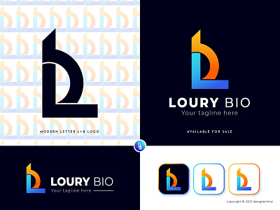 L+B Letter Logo - Modern LB Logo - Abstract LB Logo - LB Logo abstract logo alphabet logo b logo brand identity branding business logo company logo creative logo icon initial logo l logo logo logo design logo designer logo trends 2021 logo vector logotype minimalist logo modern logo typography