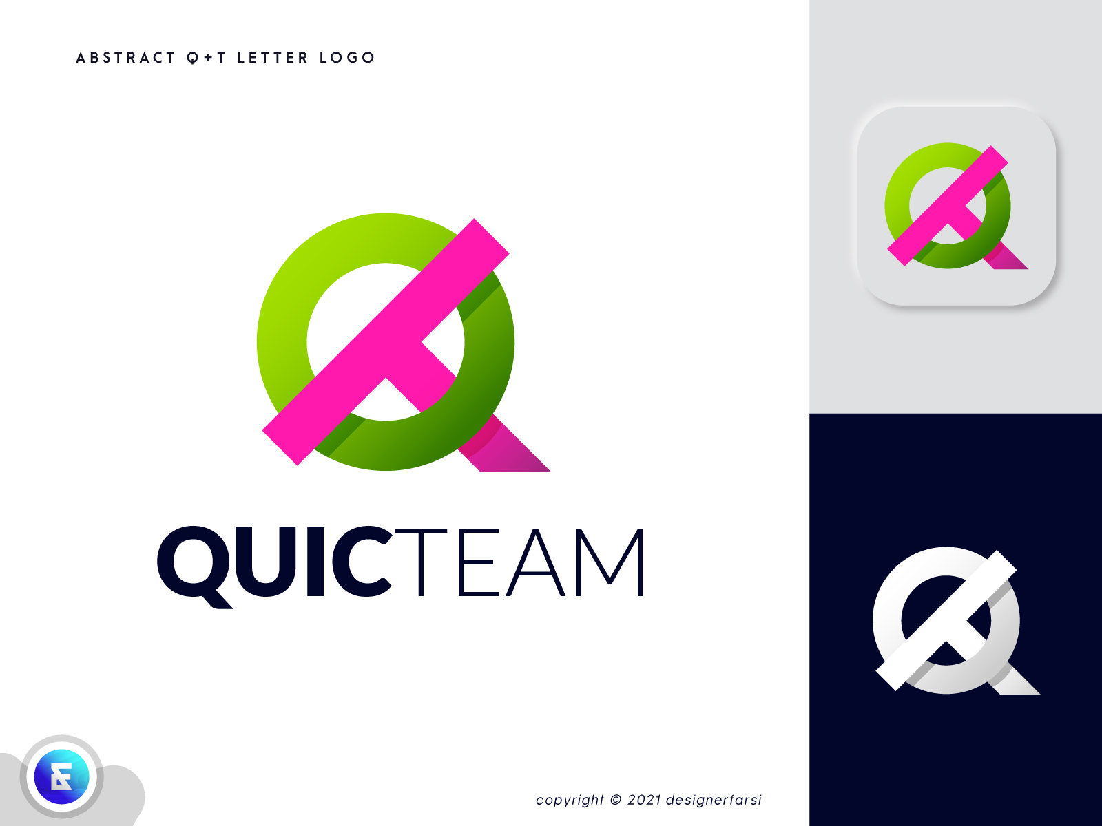 Modern QT Logo - QT Letter Logo - QT Logo - Q Logo - T Logo by ...