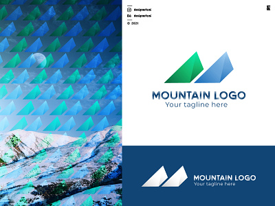 Mountain Logo - Modern M Logo - Abstract M Logo - M Logo abstract logo branding creative logo design icon illustration logo logo designer logo maker logo mark logo trends 2021 logotype minimalist logo modern logo mountain mountain biking mountain logo mountains typography vector