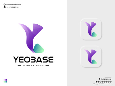 Modern YB Logo - Abstract YB Logo - YB Logo - Letter Y+B Logo 3d abstract logo b logo brand branding creative logo design graphic design icon illustration letter yb logo logo logo designer logo maker logotype modern logo typography ui y logo yb logo