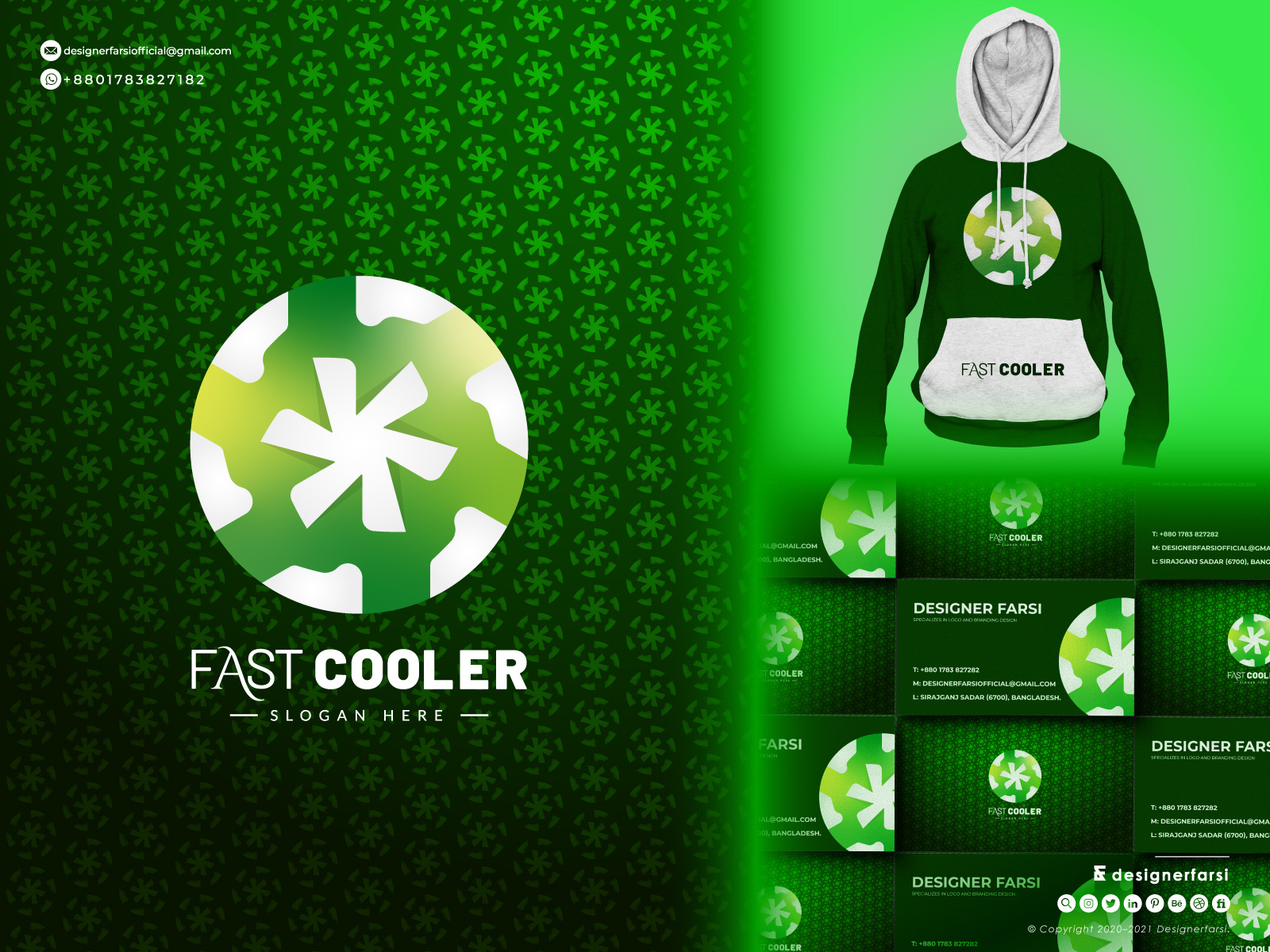 Abstract Tech Logo Design Modern Cooler Logo by Designer Farsi Logo