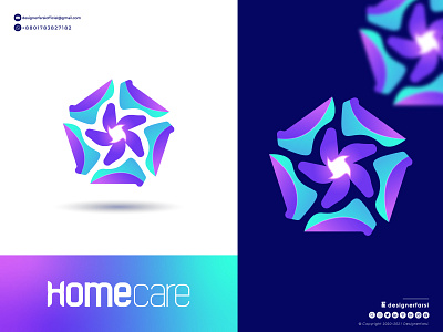 Home Care Logo - Abstract Cleaner Logo 3d abstract logo brand branding business logo creative logo design graphic design home care logo icon illustration logo logo design logo designer logo maker logotype minimalist logo modern logo typography ui