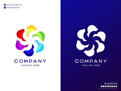 Colorful logo - Abstract circle logo 3d abstract circle logo abstract logo branding business logo circle logo colorful logo company logo corporate logo creative logo design designer farsi graphic design icon illustration logo logotype modern logo typography ui