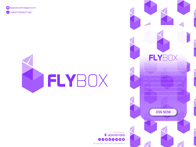 3d Box+Fly Icon - Modern 3d Logo - eCommerce Logo 3d 3d icon abstract logo boxlogo branding courierservice creative logo delivery service design e commerce fly graphic design icon illustration logo logotype modern logo transport typography ui