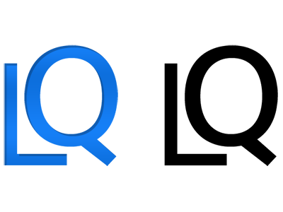 Logo LQ blue logo username