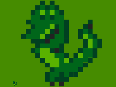 Crocodile Pixel to say something