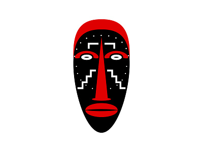 Ligbi Mask abstract african african mask ancient aprican spirit aztec culture designbyhumans geometry ligbi mask ligbi tribal shop online spiritual t shirt design t shirt illustration tiki traditional tribal tribe people tshirt design zulu