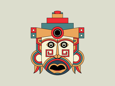 Aztec Mayan Mask