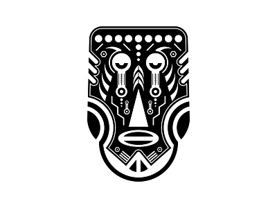 Mayan Tribal Tattoo african art aztec creative design designbyhumans drawing fashion illustration geometric illustration online store spiritual t-shirt design t-shirt illustration tattoo traditional tribal tshirt vector vector art vector illustration