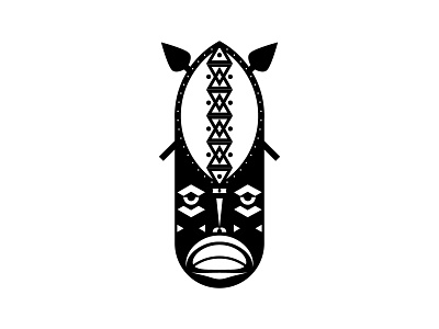 Zulu Shield abstract african art aztec creative design designbyhumans drawing geometric illustration shield spirituality symbol tattoo tribal tshirt art tshirt design vector warrior zulu