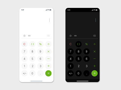 Daily UI #004 - Calculator app calc calculate calculator calculator app calculator ui challenge daily ui dailyui dailyuichallenge design figma minimal mobile mobile app design ui user experience user interface ux