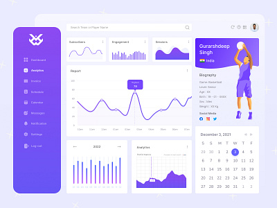 Daily UI #018 - Analytics Chart 018 analytics analytics chart challenge chart daily ui dailyui dailyuichallenge dashboard day 18 design figma purple site trend ui ux webpage