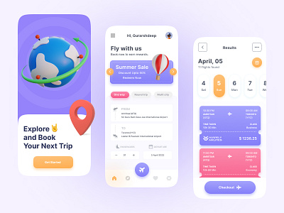 Daily UI #068 - Flight Search