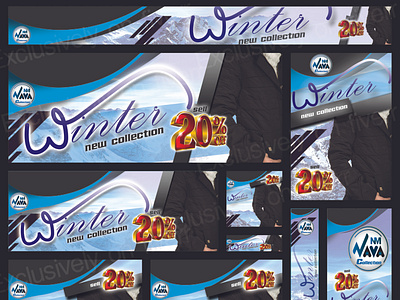 Winter banner design