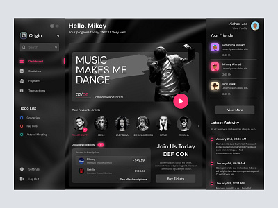 Music Dashboard