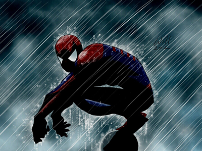 Spider man lonely design