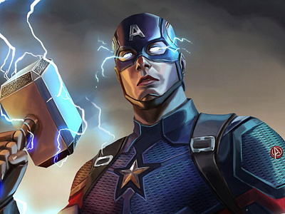Thor + captain america fusion