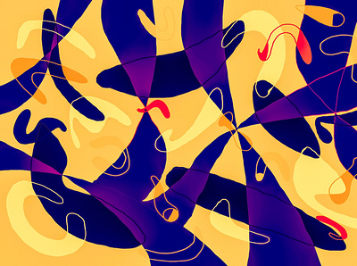 Aladdin World Art abstract aladdin art art direction artist artwork complementary contem contemporary contemporaryart design digital digital art digital illustration digital painting illustration modern purple yellow