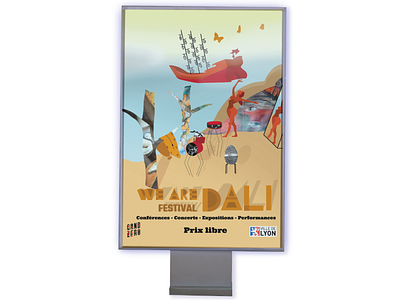 We are Dali festival print ux ui