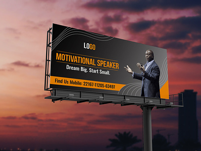 Billboard design advertising banner banners billboard billboard design billboards corporate billboard design creative designer graphic design graphic designer graphic designer health care billboard marketing motivational motivational speaker billboard road sign signage design speaker speakers unique design yard sign