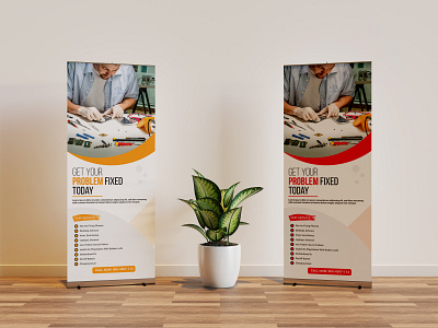 Repair Rollup Banner Design ad advertising banner banner design bannerdesign graphic design graphic designer graphics design premium print ready professional roll up roll up roll up banner roll up banner roll up banner design rollup rollup banner signage x banner