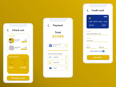 Daily UI - #002 Credit Card Checkout