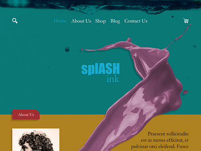 splash ink website project