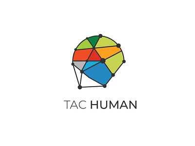 TAC HUMAN Company creative Logo design brand branding design illustration logo vector vector art