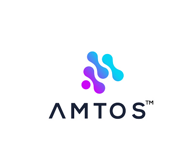 AMTOS App Logo Design app application applogo brand branding illustration logo