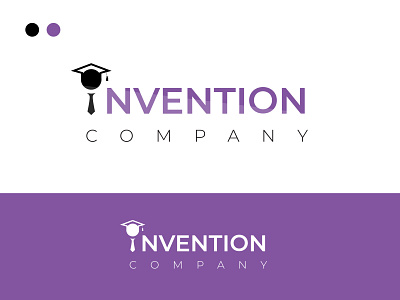 INVETION Company Logo Design brand branding elearnning illustration learn learning logo train training ui ux