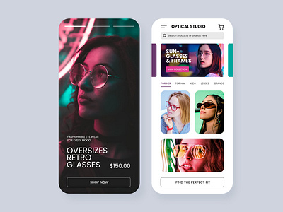 Optical Studio App Concept Design