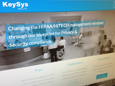 Keysys Health alabama birmingham blue desktop health healthcare hippa hospital html5 key landingpage waiting room