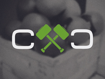 Cahaba Crossfit Logo branding c crossed crossfit fitness hammer logo sport x