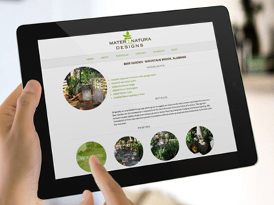 Landscape Designer alabama beer birmingham eco green ipad landscape mobile mountain brook portfolio