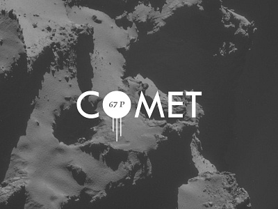 Comet 67P branding comet logo nasa philae rosetta satellite space