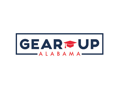 Gear Up Alabama alabama branding education gear illustration logo school typography