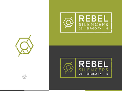 Rebel Silencers branding bullet glock gun icon iconography icons identity logo silencer suppressor texas