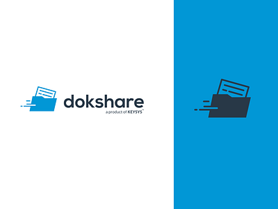 Dokshare branding document dropbox folder icon iconography icons identity logo share storage wip