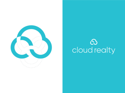 Cloud Realty branding cloud icon iconography icons identity line logo