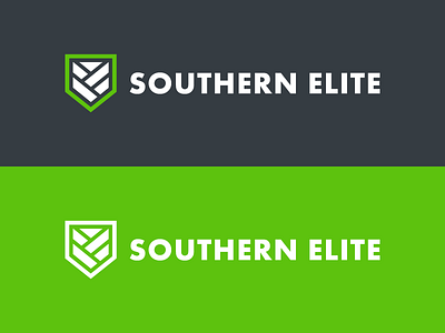 Southern Elite branding icon identity letter line logo logomark mark protection shield