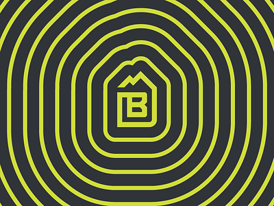 Boundless Ascent boulder branding climb grid icon identity letter line logo mark mountain rock climbing