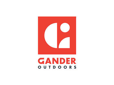 Gander Outdoors branding g icon identity letter logo logomark mark northface outdoors type typography