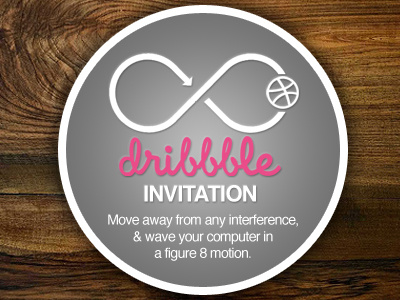 Dribbble Invite app apply contest dribbble invite eight figure eight giveaway grain grey invitation invite iphone logo pink prospects submit wood