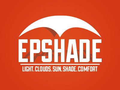 Epshade Logo awning canopy clean duke logo orange red shade shadow umbrella