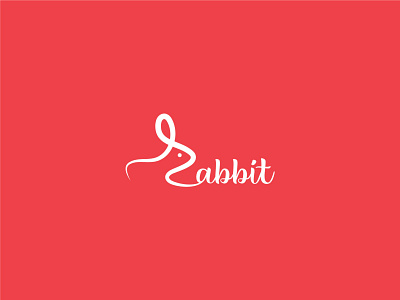 Rabbits | Typographic logo design brand branding creativelogo design flat icon illustrator logo logo design logo designs logocreation logodesigns logoshift logotipos minimal modern logo rabbit rabbitlogo txt logo vector