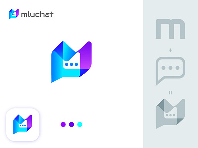 m+chat mluchat app icon design