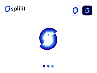 splitit  modern  app logo design