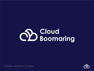 logo design for Cloud Boomaring abstract b cloud letter logo branding c cloud letter logo cb cloud letter logo cloud data dynamic dynamics fast geometric hosting identity logo mark modern sky speed symbol technology